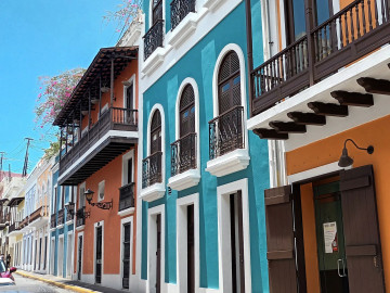 San Juans Altstadt in Puerto Rico 