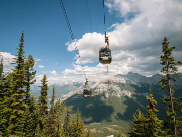 Kanada Reise: Gondel im Banff Nationalpark