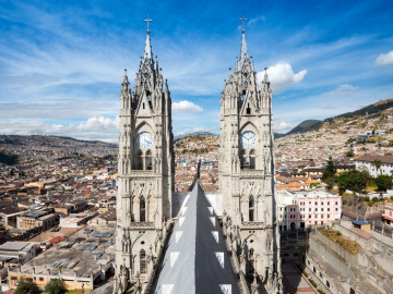  Basilica del Voto Nacional in Quito Ecuador