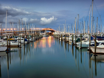 Neuseeland Reise - Auckland Hafen