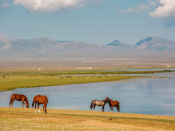 Kirgisistan Reise - Son-Kul-See