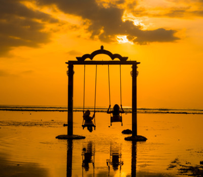 Foto 4 Indonesien Sanur Schaukel