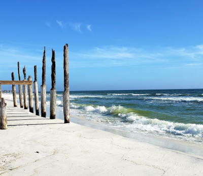 Foto 4 Florida Reise - Shell Island Strand