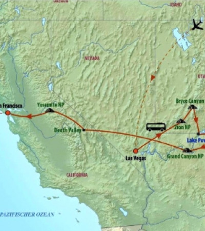 Foto 4 Reise Route: Wandertour in den Nationalparks des Westens
