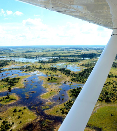 Botswana Helikopter Aussicht Foto 3 Botswana Helikopter Aussicht
