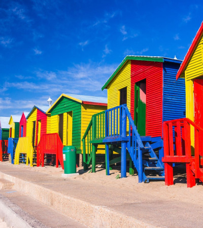 Foto 4 Südafrika Muizenberg Bunte Häuser