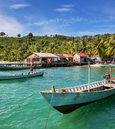 Foto 4 Fischerboote in Kep