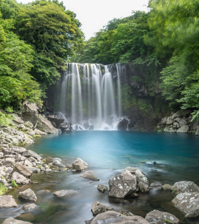 Foto 4 Jeju Wasserfall