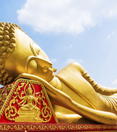 Foto 1 Laos Reise: Liegender Buddha