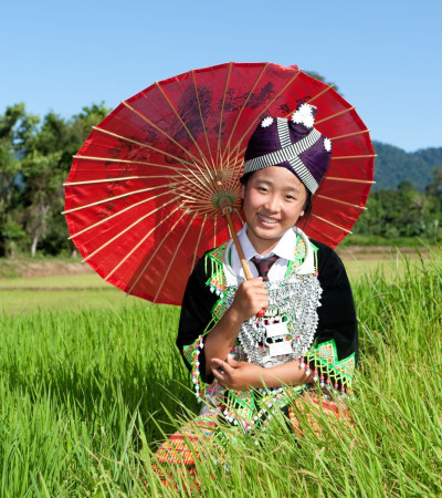 Laos Reise: Hmong Frau Foto 4 Laos Reise: Hmong Frau