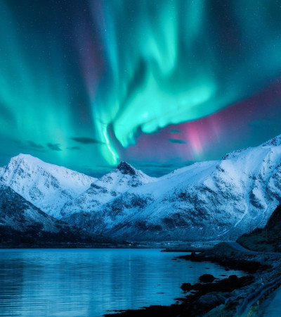 Foto 1 Nordlichter Lofoten