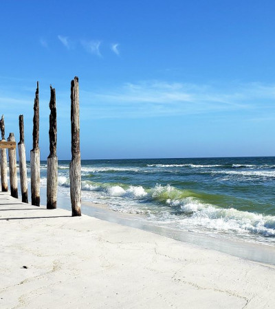 Foto 4 Florida Reise - Shell Island Strand
