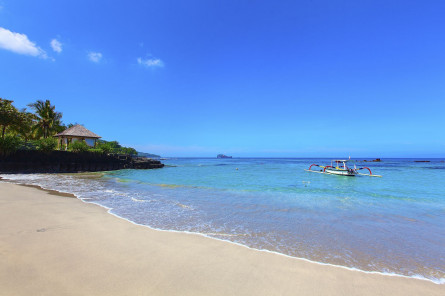 Indonesien: Candidasa Strand Indonesien: Candidasa Strand