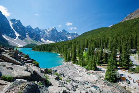Kanada Reise: Moraine Lake im Banff Nationalpark