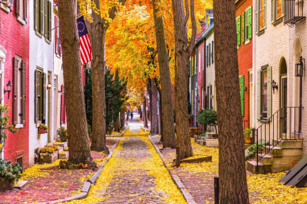 USA Reise Allee Philadelphia
