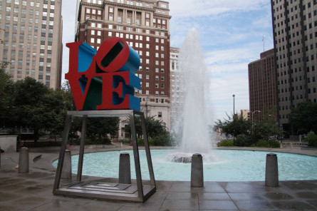 USA Reise: Love Sign Philadelphia