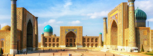 Nachrichtenbild: Usbekistan Samarkand Registan Platz