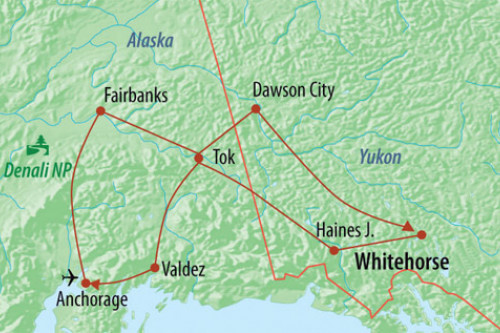 Route: Gold Rush Explorer Alaska & Yukon 