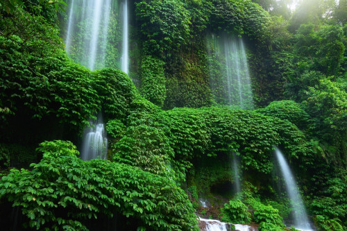 Indonesien Reise: Wasserfall - Lombok