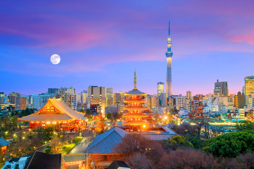 Japan Reise: Tokyo Skyline