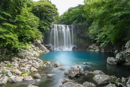 Jeju Wasserfall
