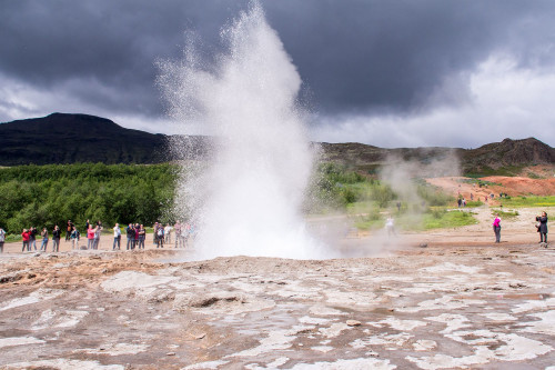 Island Reise - Geysir Strokkur