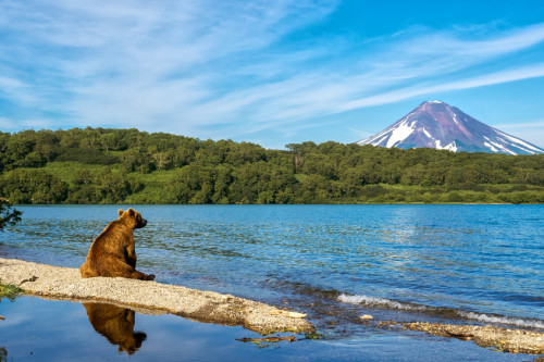 Russland Reise - Bär Kurilensee