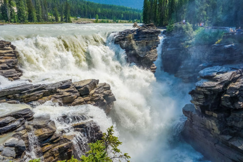 Kanada Reise: Athabasca Wasserfall
