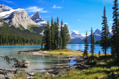 Kanada Reise: Spirit Island Maligne Lake