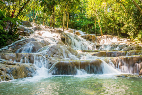 Jamaika Reisen: Wasserfalls Duns River
