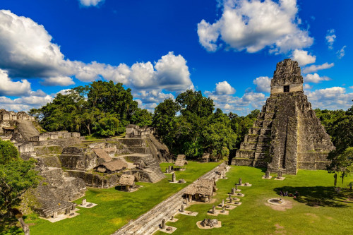 Guatemala, Tikal, Maya-Ruinen