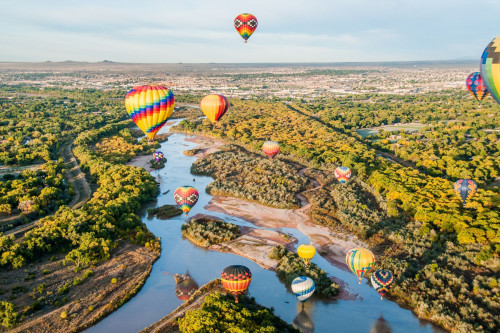 Mexiko Reise Heißluftballon