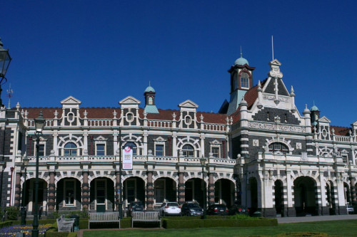 Neuseeland Reise - Bahnhof Dunedin