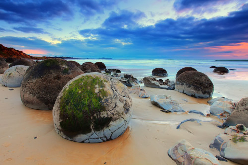 Neuseeland Reise - Moeraki Boulders