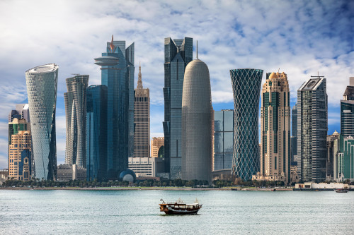 Katar Reise - Skyline Doha