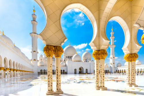 Vereinigte Arabische Emirate Reise - Scheich Zayid Moschee Abu Dhabi
