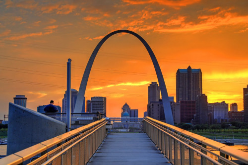 Reise USA: St. Louis Arch Gate