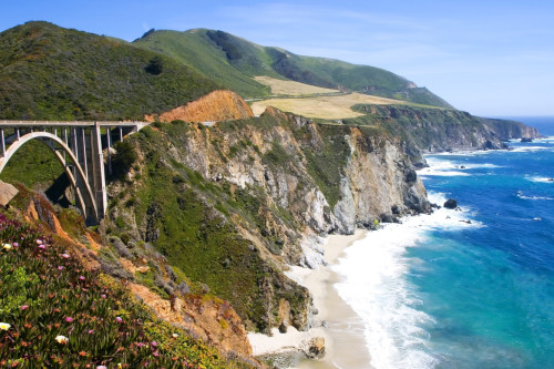 USA Reise: Bixby Bridge 