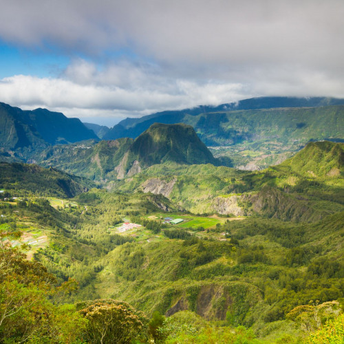 Landschaft: Vulkanlandschaft in La Réunion