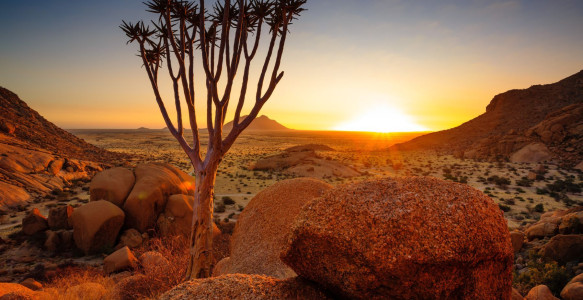 Namibia Rundreise Wüste Reisebild - Namibia Rundreise Wüste
