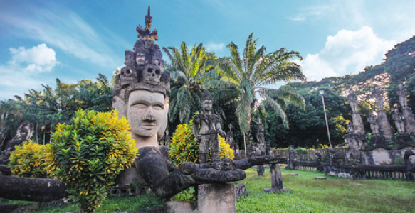 Reisebild - Buddha Park Vientiane