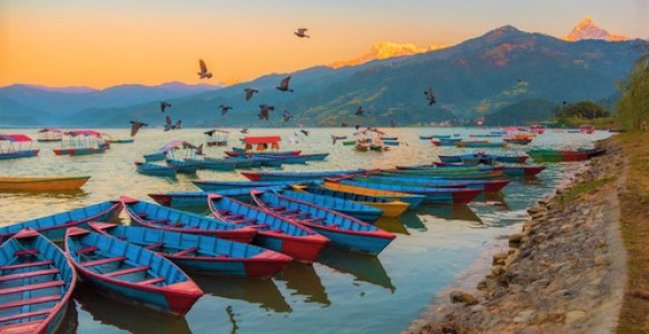 Reisebild - Lake Pokhara- Nepal