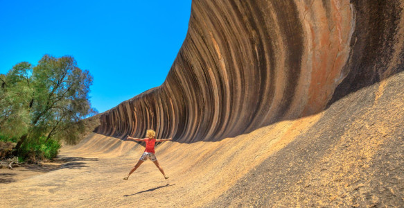 Reisebild - Australien Reise - Wave Rock