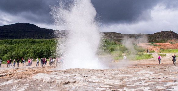Reisebild - Island Reise - Geysir Strokkur
