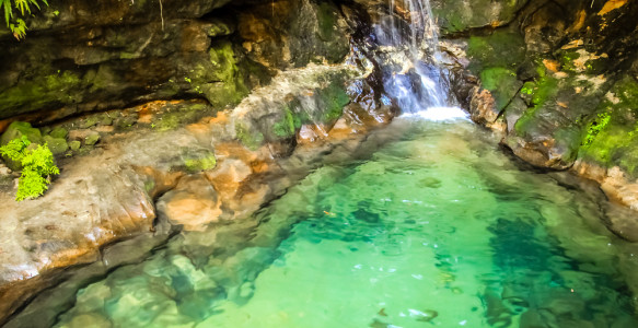 Naturpool im Isalo Nationalpark Reisebild - Naturpool im Isalo Nationalpark