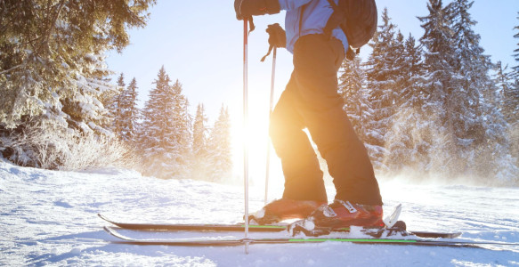 Reisebild - Kanada Reise - Ski fahren