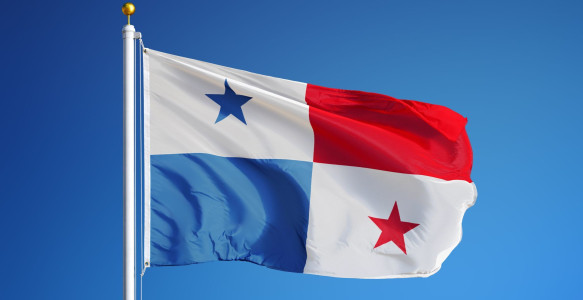 Panama- Flagge Reisebild - Panama- Flagge