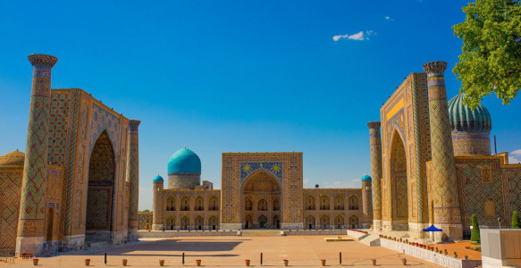 Usbekistan Reise - Registan-Platz in Samarkand Reisebild - Usbekistan Reise - Registan-Platz in Samarkand