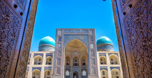 Usbekistan Reise - Buchara Mir-Arab-Medrese Reisebild - Usbekistan Reise - Buchara Mir-Arab-Medrese