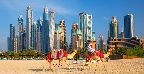Reisebild - Vereinigte Arabische Emirate Reise - Skyline Dubai